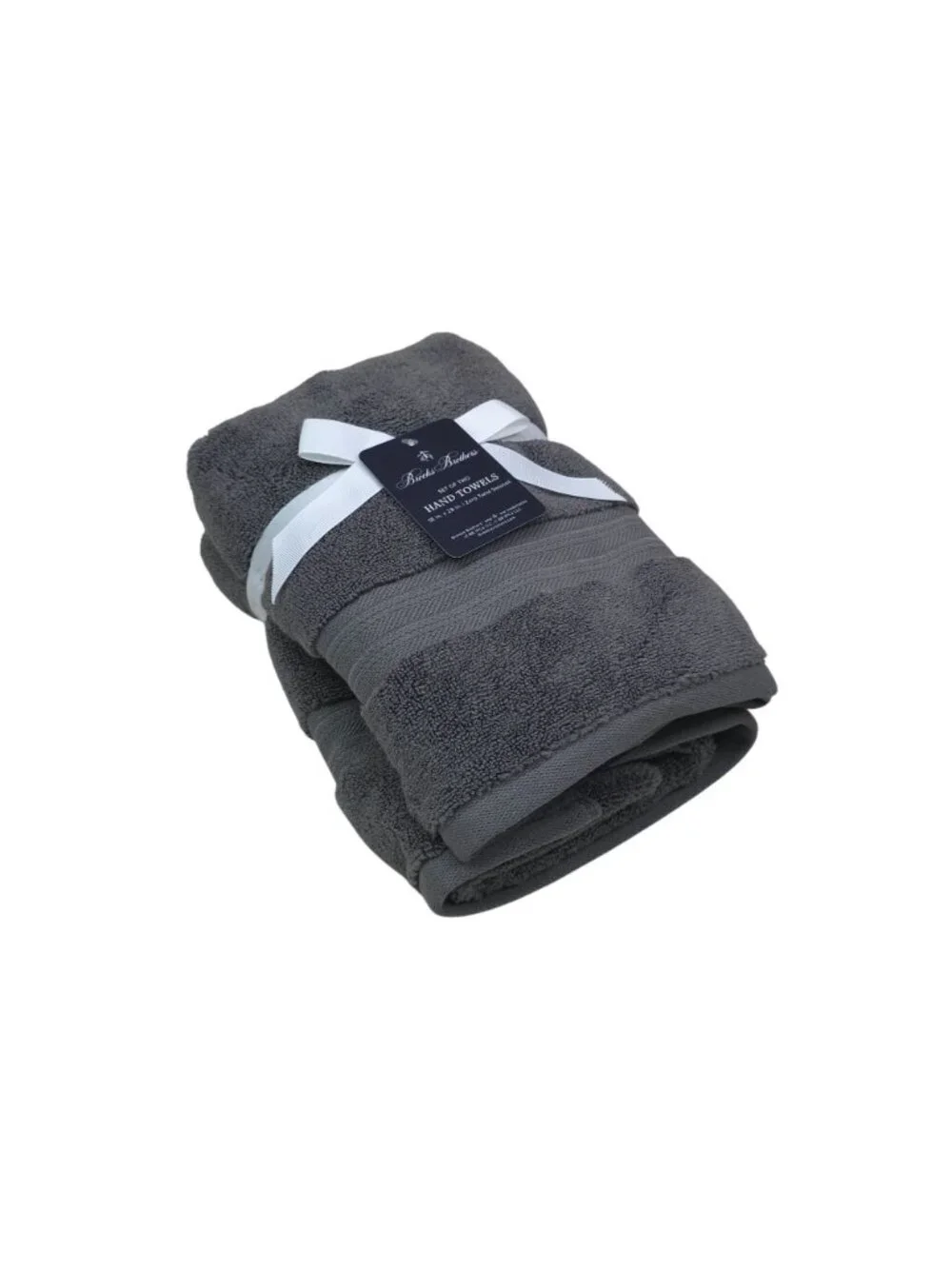 Brooks Brothers 2 Pack Zero Twist Solucell Hand Towels 18